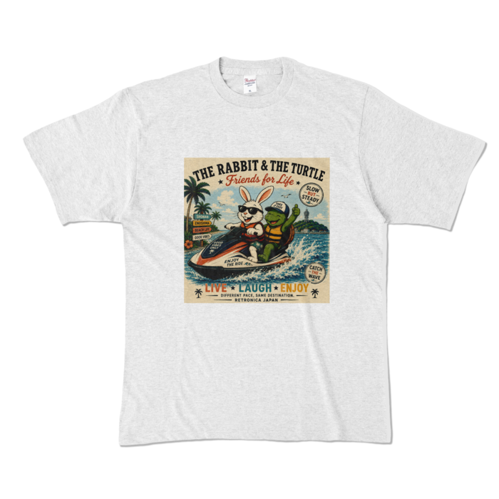 カラーTシャツ - XL - アッシュ (淡色)
