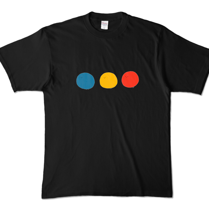 カラーTシャツ - XL - ブラック (濃色)