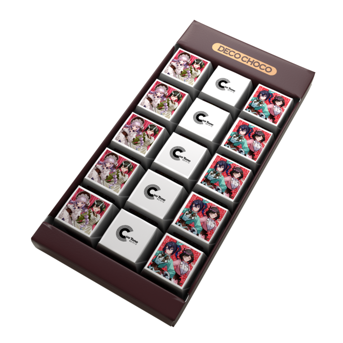 DECOチョコ - 列ごとにデザイン