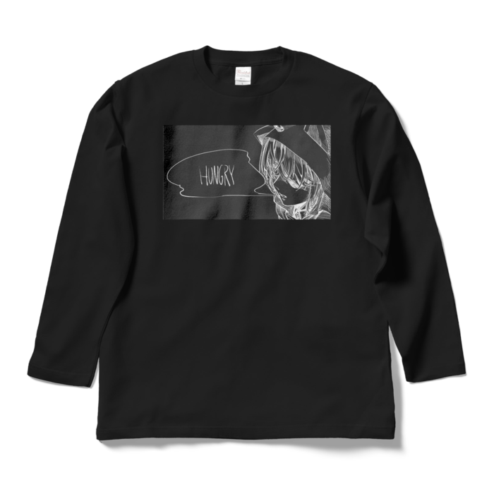 Hungry ロンT - L - ブラック