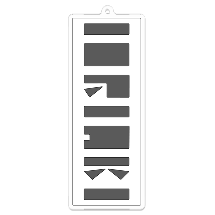 アクリルキーホルダー - 100 x 100 (mm)