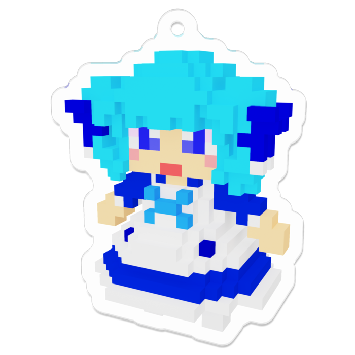 アクリルキーホルダー（コーティング）メリー氷属性