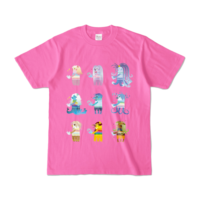 カラーTシャツ - S - ピンク (濃色)