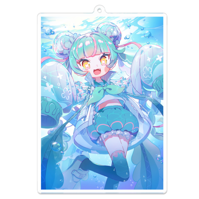 アクリルキーホルダー - 100 x 100 (mm)