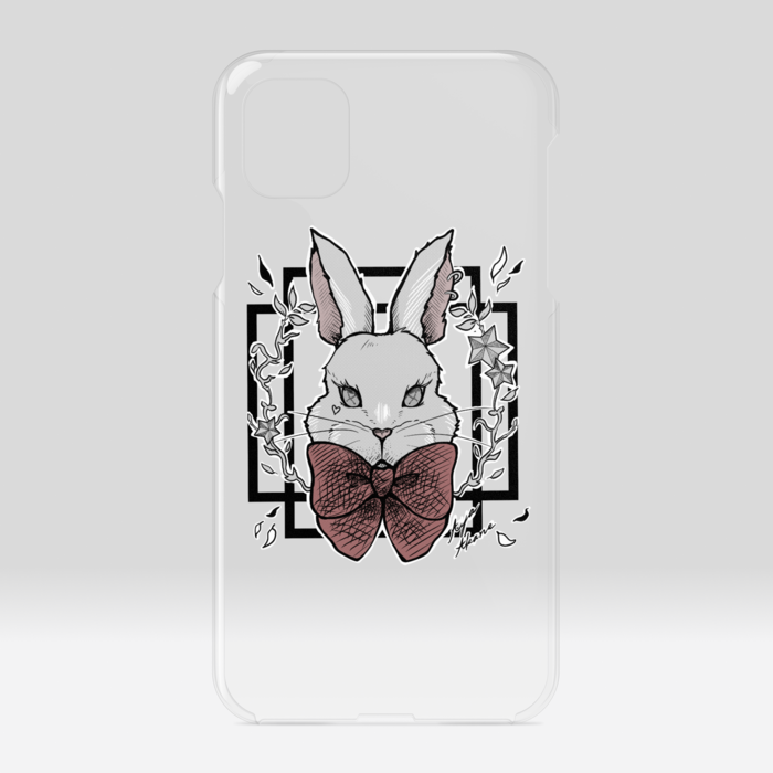 クリア🐰iPhoneケース - iPhone11