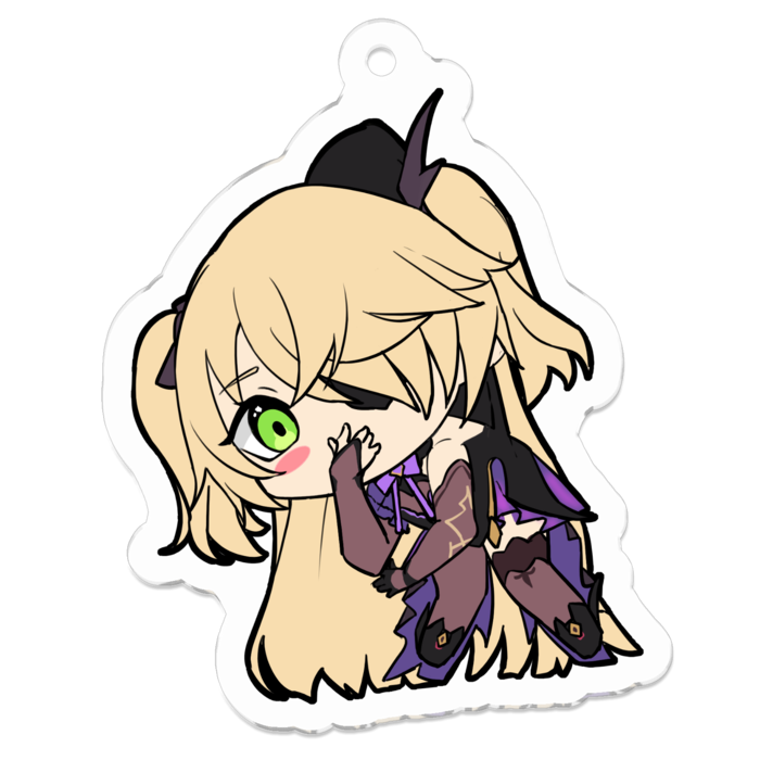 アクリルキーホルダー - 50 x 50 (mm)