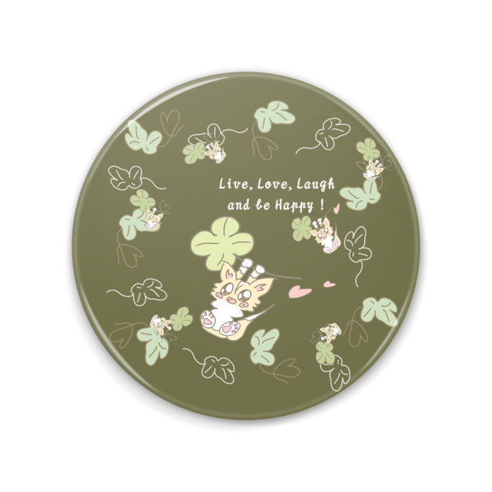 缶ミラー - 75mm　緑