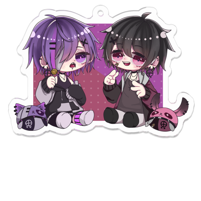 アクリルキーホルダー - 70 x 70 (mm)