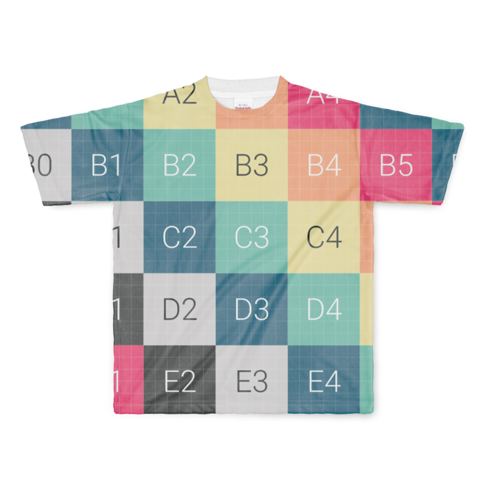 フルグラフィックTシャツ - L - 両面印刷
