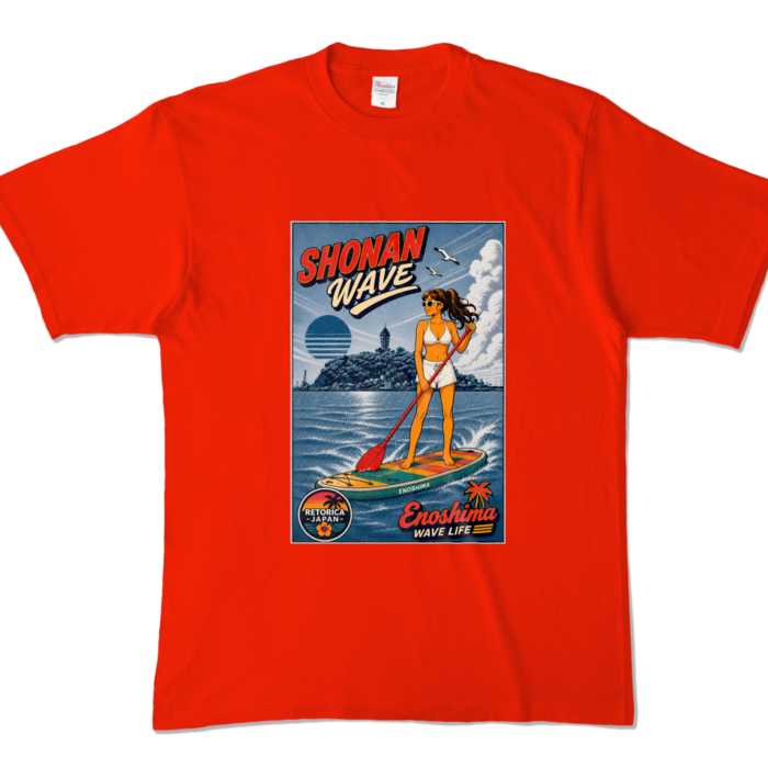 カラーTシャツ - XL - レッド (濃色)