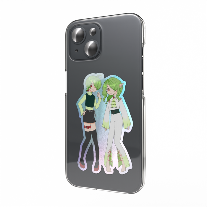 オーロラスマホステッカー - 縦