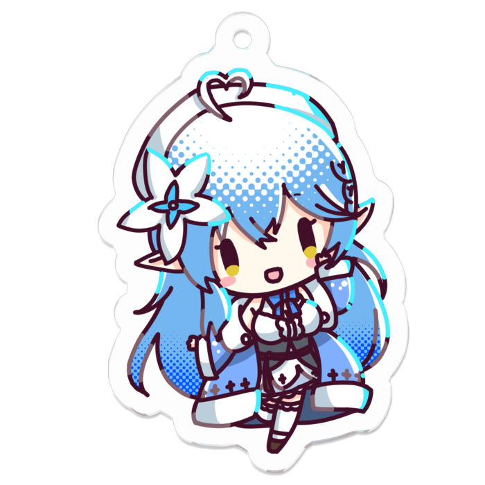 アクリルキーホルダー - 50 x 50 (mm)