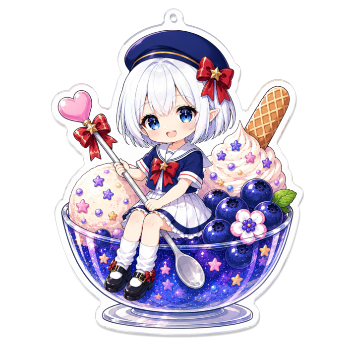 アクリルキーホルダー - 100 x 100 (mm)
