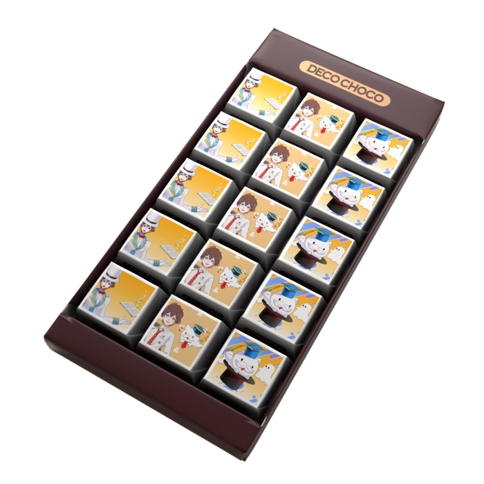 DECOチョコ - 列ごとにデザイン
