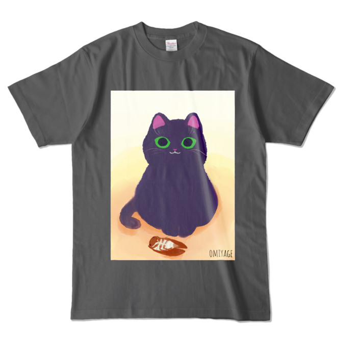 カラーTシャツ - L - チャコール (濃色)