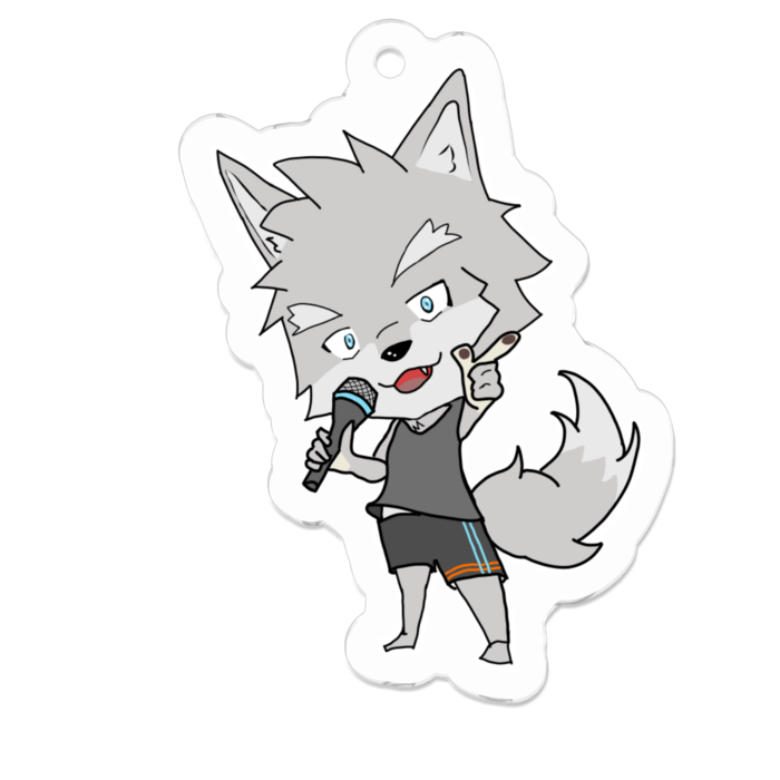 アクリルキーホルダー - 50 x 50 (mm)