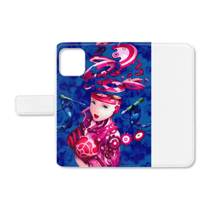 手帳型iPhoneケース - iPhone12 / 12 Pro - ストラップ穴 あり