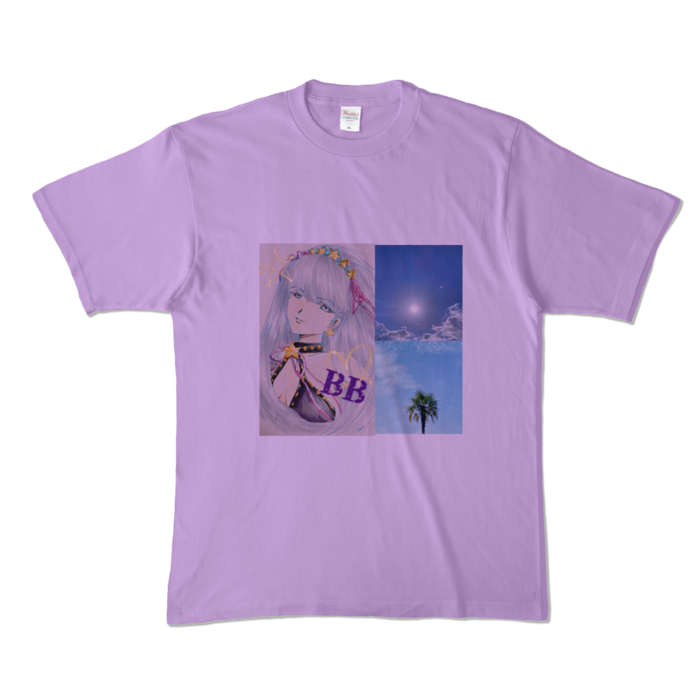カラーTシャツ - XL - ライトパープル (淡色)