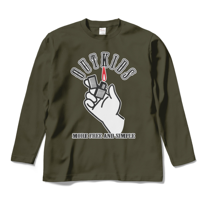 ロングスリーブTシャツ - M - アーミーグリーン