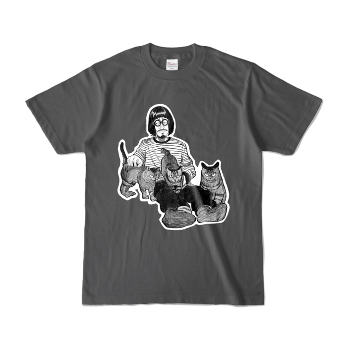 カラーTシャツ - S - チャコール (濃色)