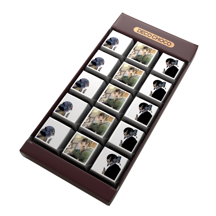 DECOチョコ - 列ごとにデザイン