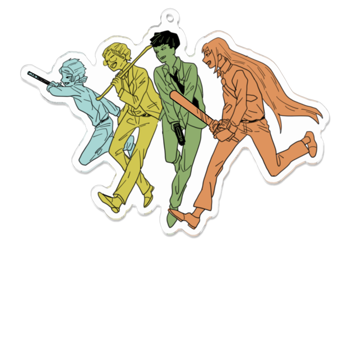 アクリルキーホルダー - 100 x 100 (mm)