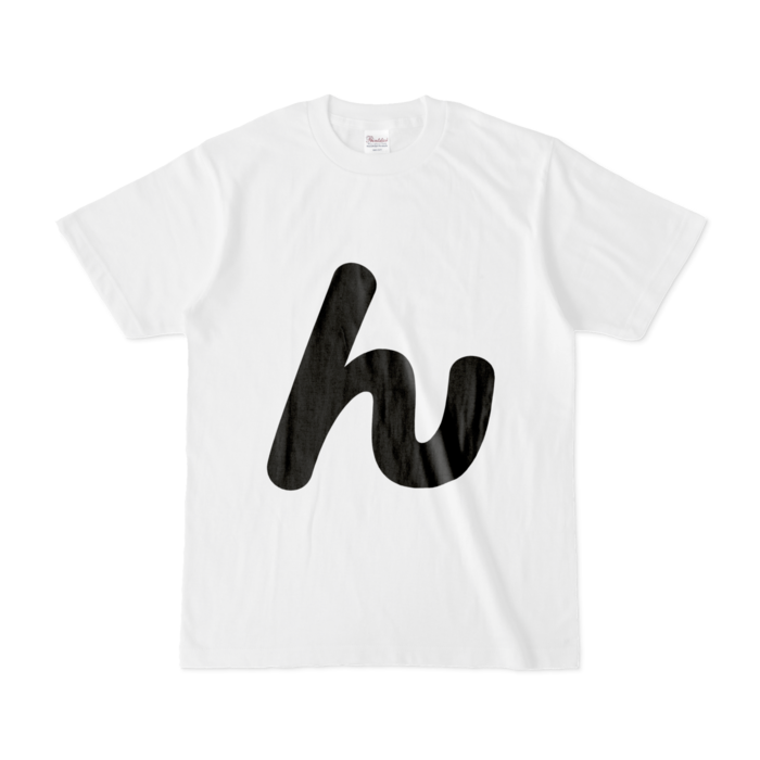 「ん」Tシャツ - S - 白