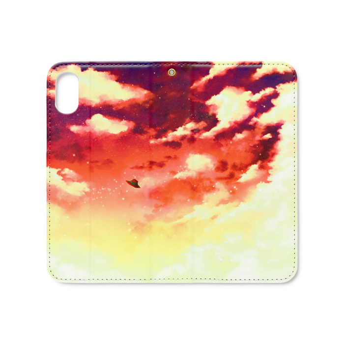 手帳型iPhoneケース(ベルトなし) - iPhone XS / X - ストラップ穴 あり
