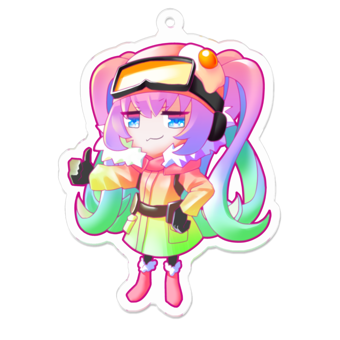 アクリルキーホルダー - 70 x 70 (mm)