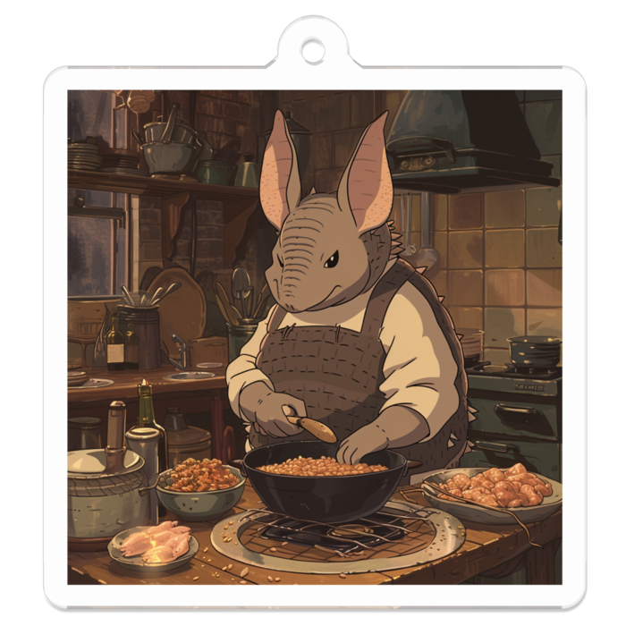 アクリルキーホルダー - 50 x 50 (mm)