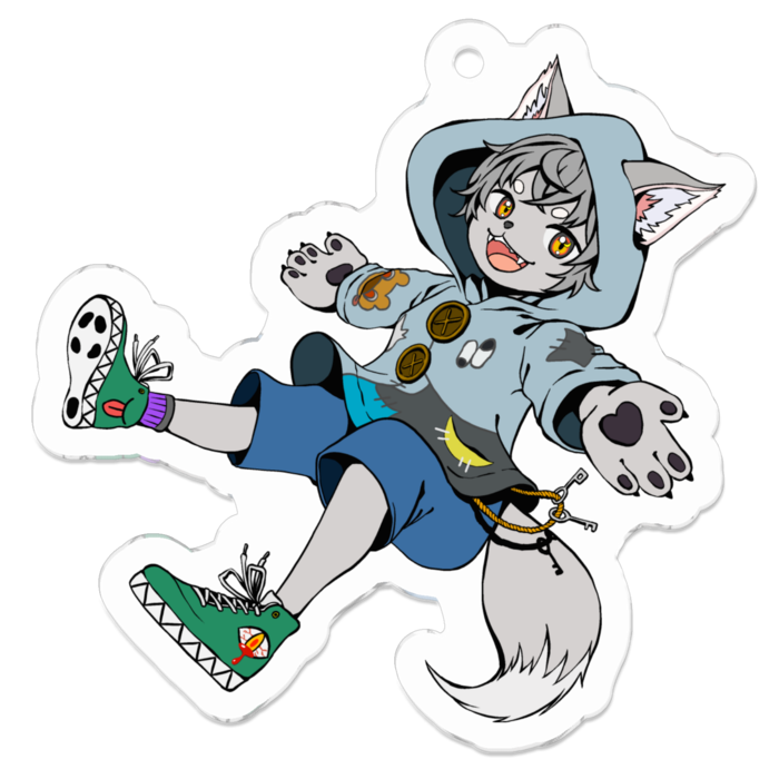 アクリルキーホルダー - 50 x 50 (mm)