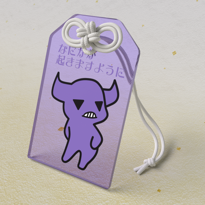 アクリルお守り - 50 × 80mm