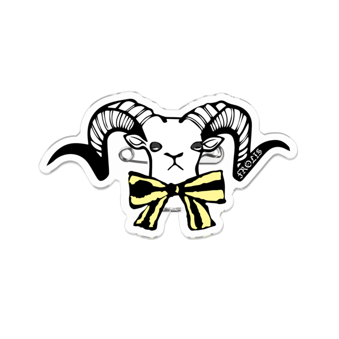 アクリルバッジ - 黄