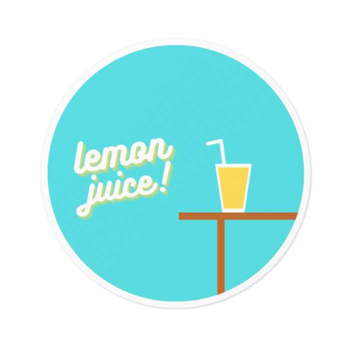 ステッカー - 100 x 100 (mm)