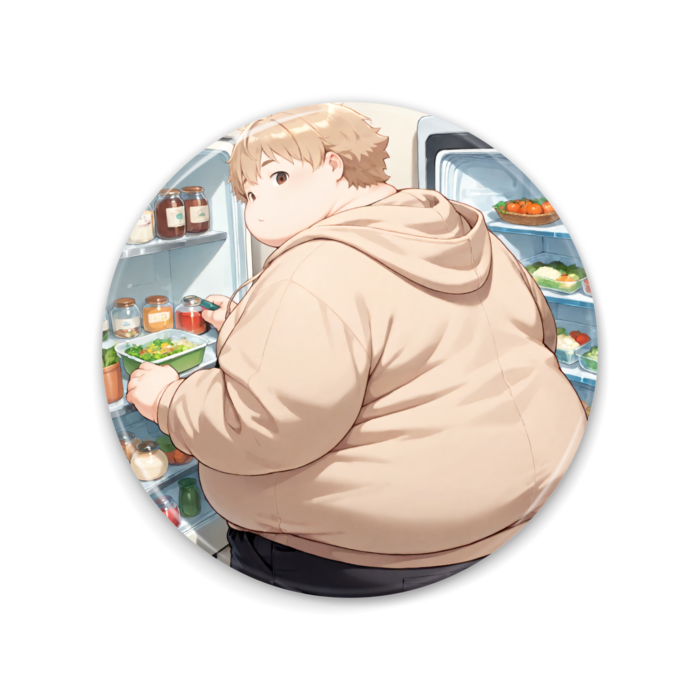 【缶ミラー】キャメル冷蔵庫 - 75mm