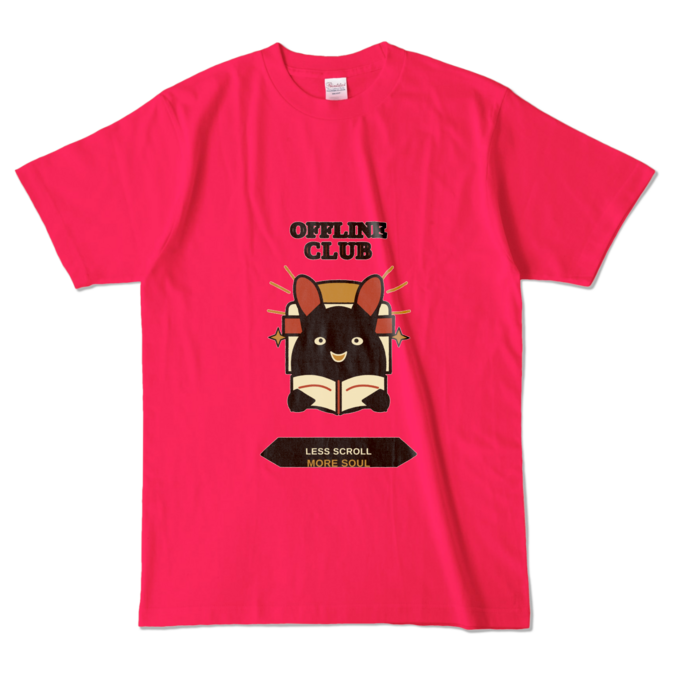 カラーTシャツ - L - ホットピンク （濃色）