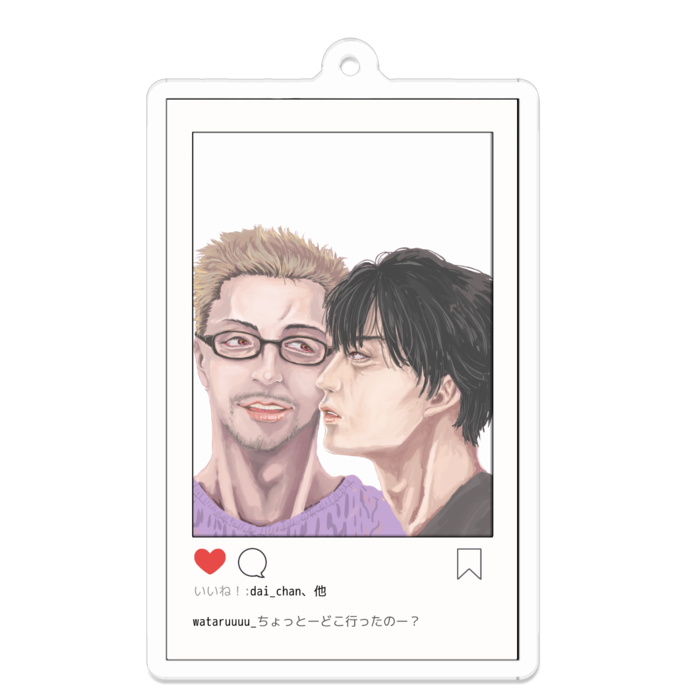 アクリルキーホルダー - 70 x 70 (mm)