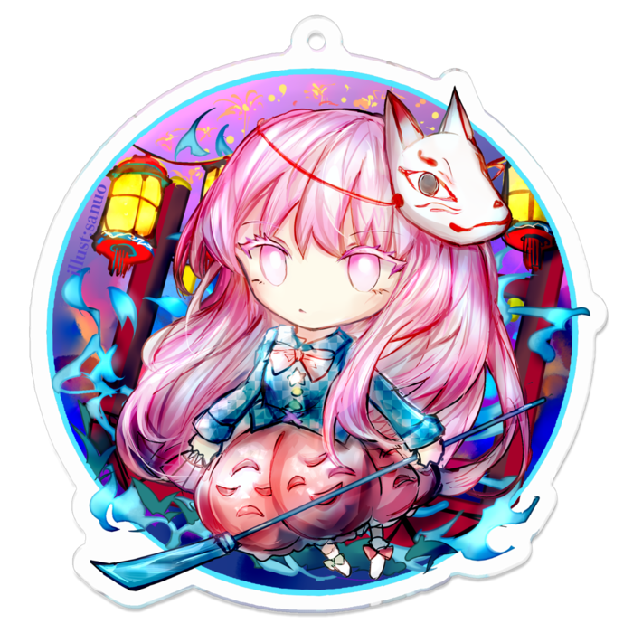 アクリルキーホルダー - 70 x 70 (mm)
