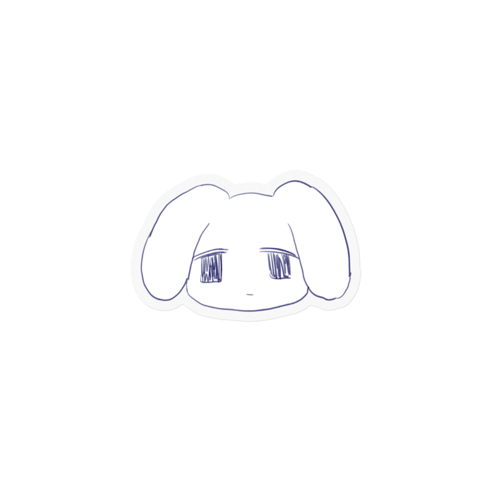 ステッカー - 100 x 100 (mm)クリア(※約3.5×5cm)