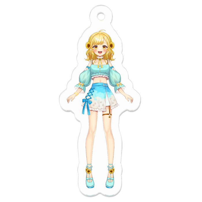 アクリルキーホルダー(コーティング) - 50 x 50 (mm)