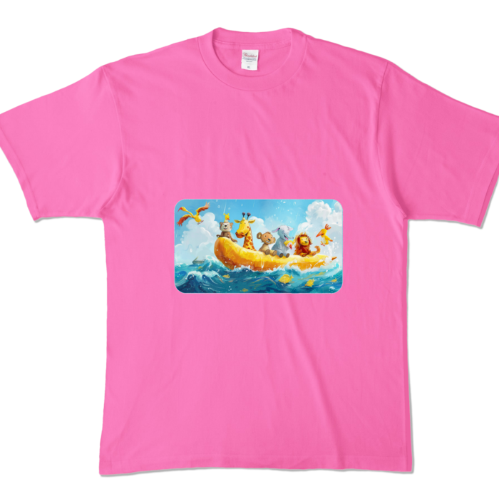 カラーTシャツ - XL - ピンク (濃色)