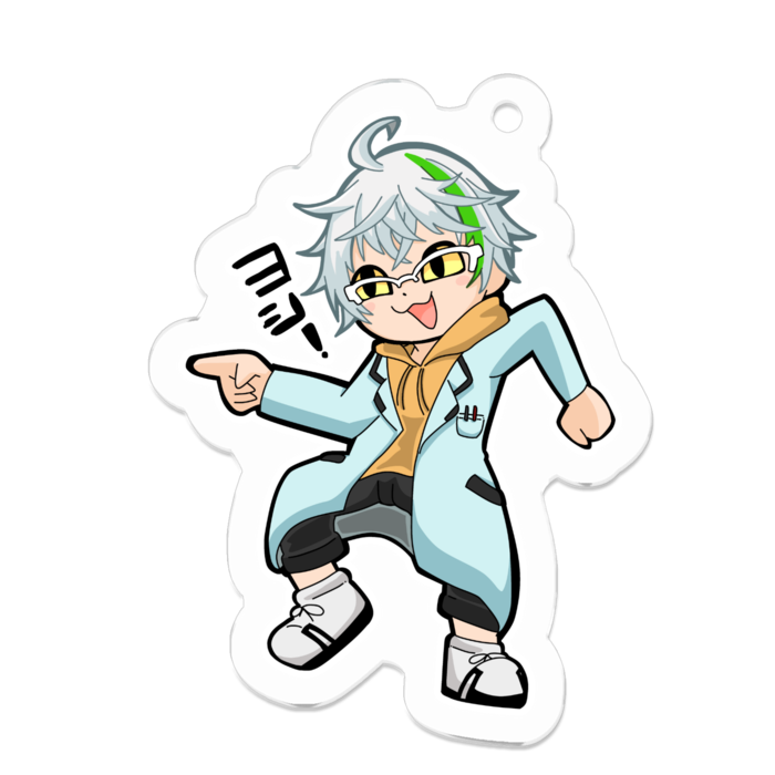 アクリルキーホルダー - 50 x 50 (mm)