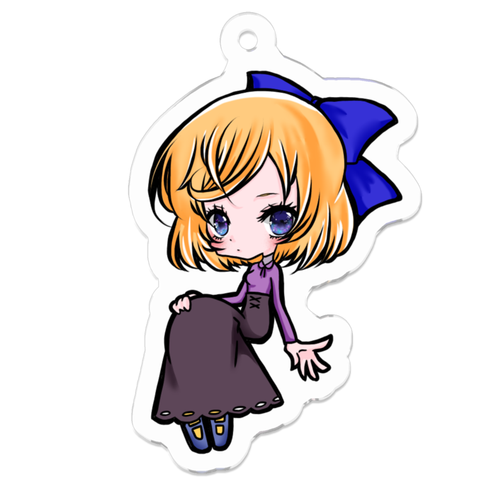 アクリルキーホルダー - 50 x 50 (mm)