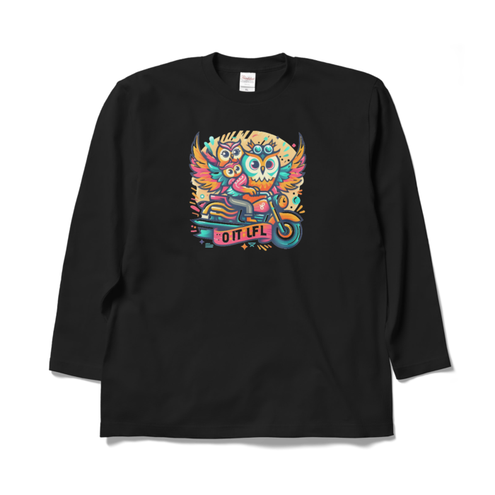 ロングスリーブTシャツ - XL - ブラック