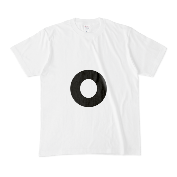 「o」（小文字）Tシャツ - M - 白