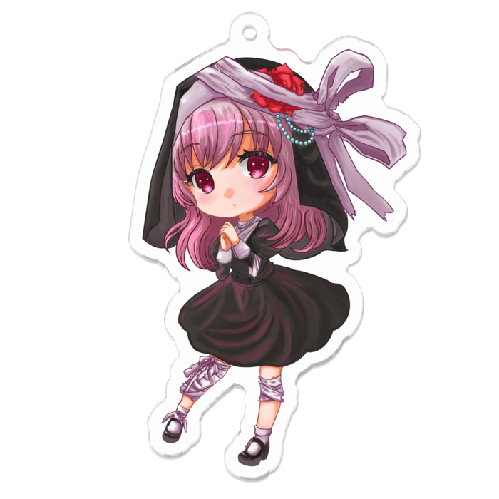 アクリルキーホルダー - 70 x 70 (mm)