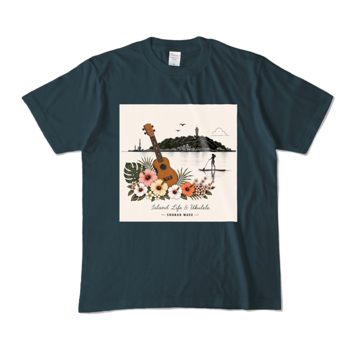 カラーTシャツ - M - デニム (濃色)
