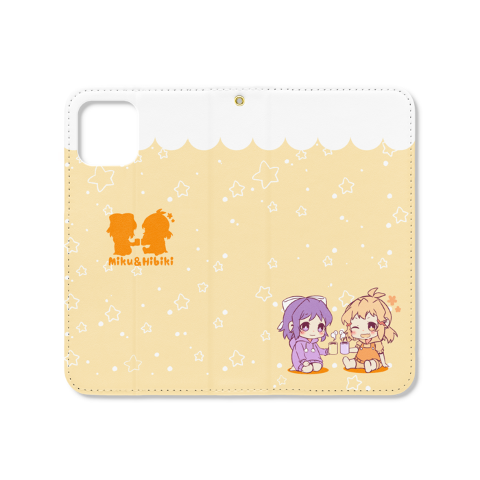 手帳型iPhoneケース（ベルトなし） - iPhone 11 Pro - ストラップ穴 あり