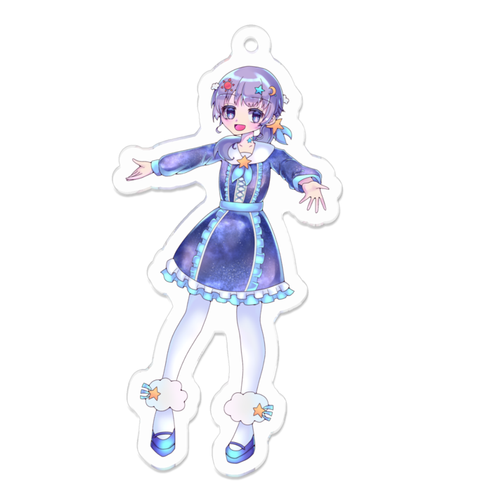 アクリルキーホルダー  70 x 70 (mm)