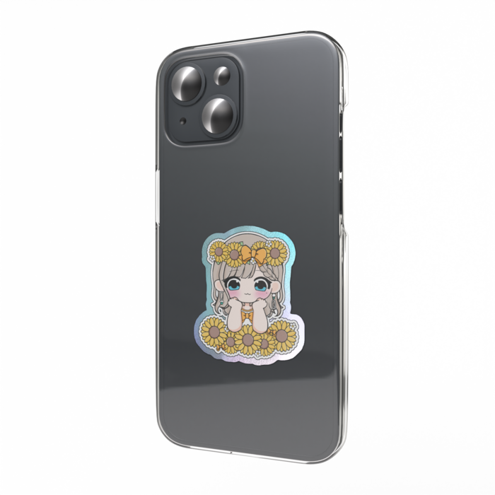 オーロラスマホステッカー - 縦